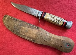 Original Utica Knife & Razor Co. Knife with Solingen, Germany-Made Blade