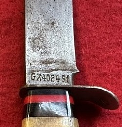 Original Utica Knife & Razor Co. Knife with Solingen, Germany-Made Blade