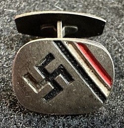 Original Nazi 1930's Swastika Cufflink