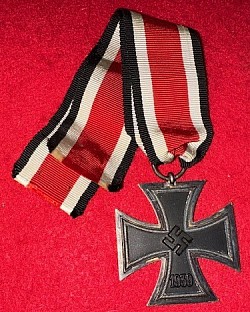 Original Nazi Iron Cross 2nd Class with Ring Numbered 