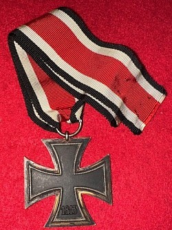 Original Nazi Iron Cross 2nd Class with Ring Numbered 