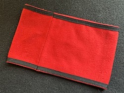 Original Nazi Early SS Wool Armband with RZM Tag (WWII Veteran 