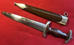 Original Early Nazi SA Dagger by the Very Rare Maker Herder & Engels of Solingen-Ohligs