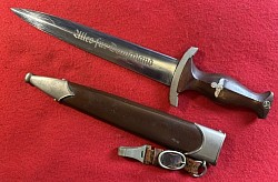 Original Nazi SA Transitional Dagger by Anton Wingen, Jr. Dated 1939