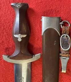 Original Nazi SA Transitional Dagger by Anton Wingen, Jr. Dated 1939