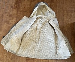 Original Nazi Reversible Dark Green-and-White Quilted Winter Parka