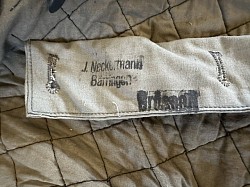 Original Nazi Reversible Dark Green-and-White Quilted Winter Parka