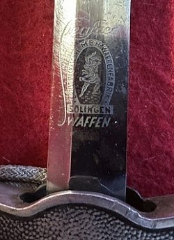 Original Nazi Luftwaffe 2nd Model Dress Dagger by Seigfried Waffen with Portapee