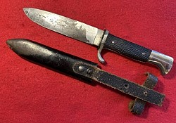 Original Nazi Hitler Youth Knife with Maker Code 
