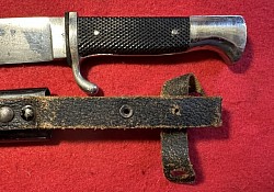 Original Nazi Hitler Youth Knife with Maker Code 