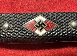 Original Nazi Hitler Youth Knife with Maker Code 