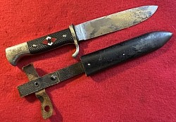 Original Nazi Hitler Youth Knife with Maker Code 