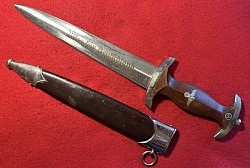 Original Nazi SA Dagger with RZM Maker's Code 