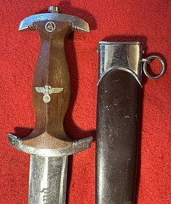 Original Nazi SA Dagger with RZM Maker's Code 