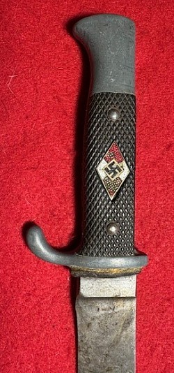 Original Nazi Hitler Youth Knife w/o Scabbard with RZM Maker Code 