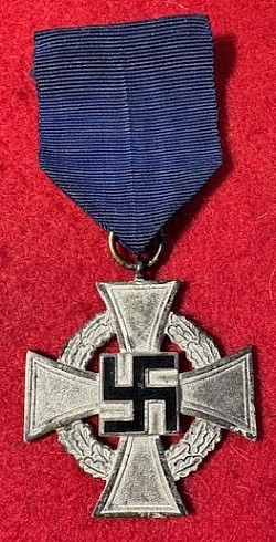 Original Nazi 25-Year Faithful Service Award in the Civil Service (WWII Veteran Bring-Back)