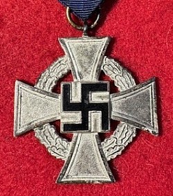 Original Nazi 25-Year Faithful Service Award in the Civil Service (WWII Veteran Bring-Back)